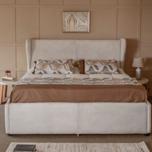 INCITO Bed Frame 6ft x 6ft ( beige )